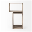 Mercana Simul Light Brown Wood Modular Shelving Unit (Set Of 2)