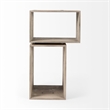 Mercana Simul Light Brown Wood Modular Shelving Unit (Set Of 2)