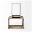 Mercana Simul Light Brown Wood Modular Shelving Unit (Set Of 2)