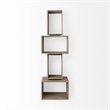 Mercana Simul Light Brown Wood Modular Shelving Unit (Set Of 2)