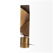 Mercana Shamir 15L X 15W Gold Geometric Metal Table Lamp
