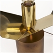 Mercana Shamir 15L X 15W Gold Geometric Metal Table Lamp