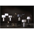 Mercana Shamir 15L X 15W Gold Geometric Metal Table Lamp