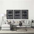Mercana Austen Round White Marble Top W/ Black Metal Frame Coffee Table