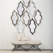Mercana Ayla Cream Fabric Seat W/ Antique Nickel Frame Bench in Beige