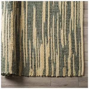 Mercana Deakin 8 X 10 Multi-Colored Jute Hand Woven Rug in Green