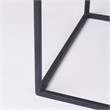 Mercana Morris Beige Wood W/ Black Metal Frame 2 Drawer Console Table
