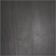 Mercana Maxwell Wood and Metal Pedestal Round Coffee Table in Dark Brown/Black