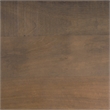 Araxi Rectangular Dark Brown Wood w/ Black Metal Base Dining Table