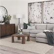 Mercana Furniture and Decor Tammar Round Wood w/ Tapered Legs Coffee Table