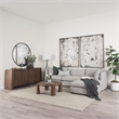 Mercana Furniture and Decor Tammar Round Wood w/ Tapered Legs Coffee Table