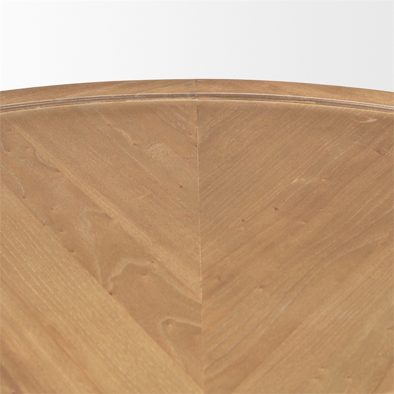 Tavi Medium Brown Round Coffee Table