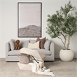 Mercana Arreto Hexagonal Hinged Solid Wood Top and Base Coffee Table in White