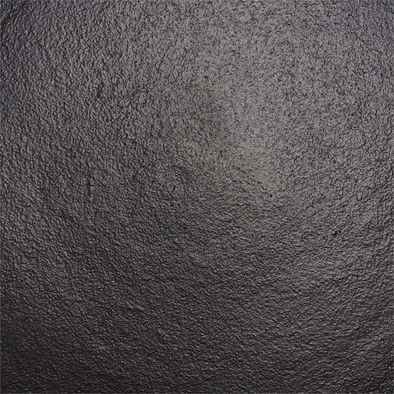 Sobi Textured Matte Black Round Metal Accent Table