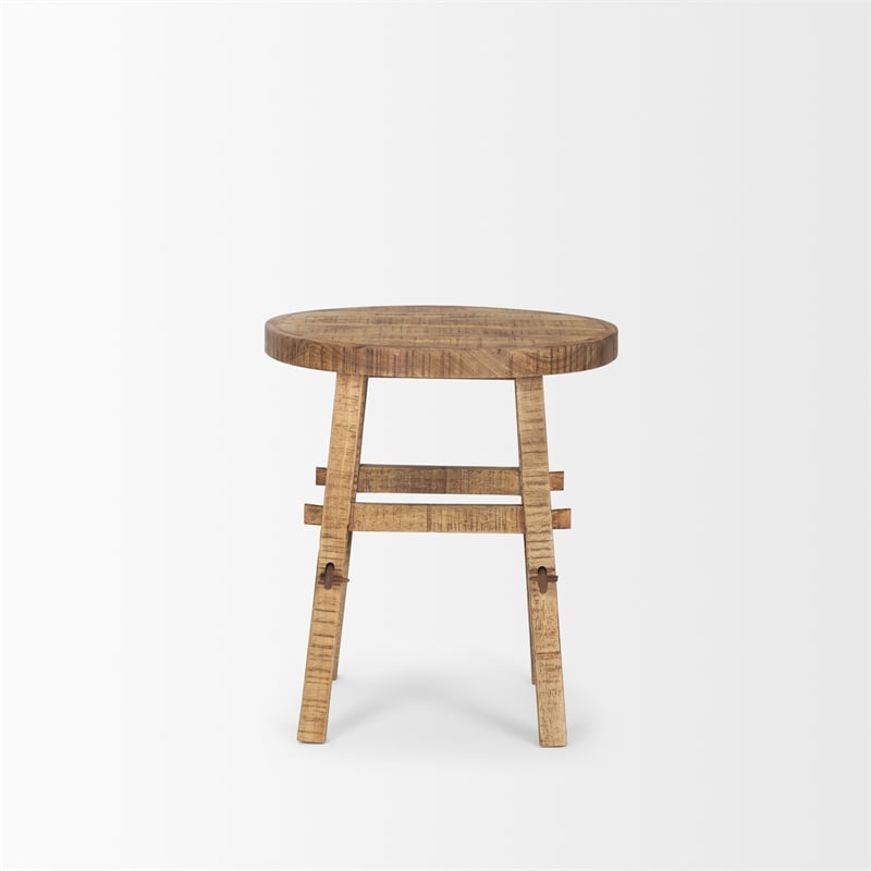 Rosie Small Brown Wood End Table