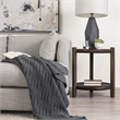 Mercana Furniture Romi Dark Brown Wood w/ Bottom Shelf Round Accent Table