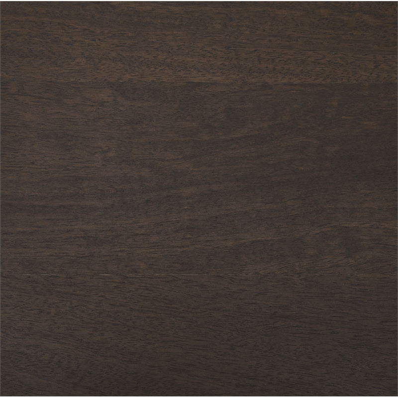 Mercana Furniture Romi Dark Brown Wood w/ Bottom Shelf Oval Coffee Table