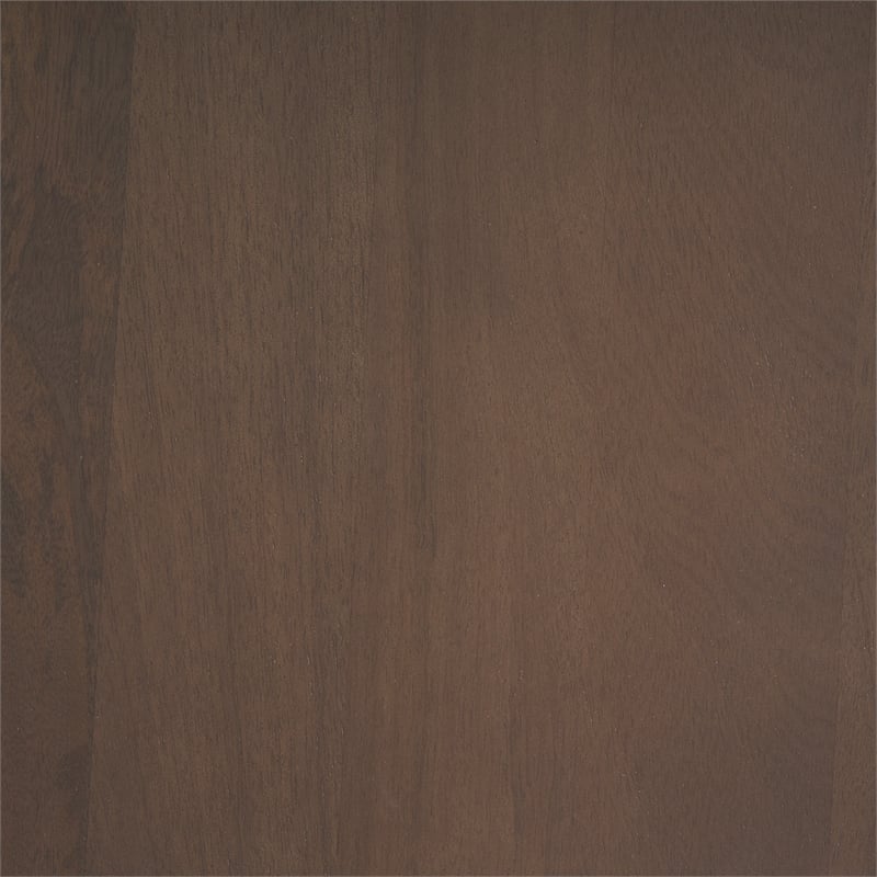 Shima Round Dark Brown Wood W/Arched Legs Coffee Table