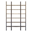 Taunton I Brown Wood and Black Iron Six Shelving Unit