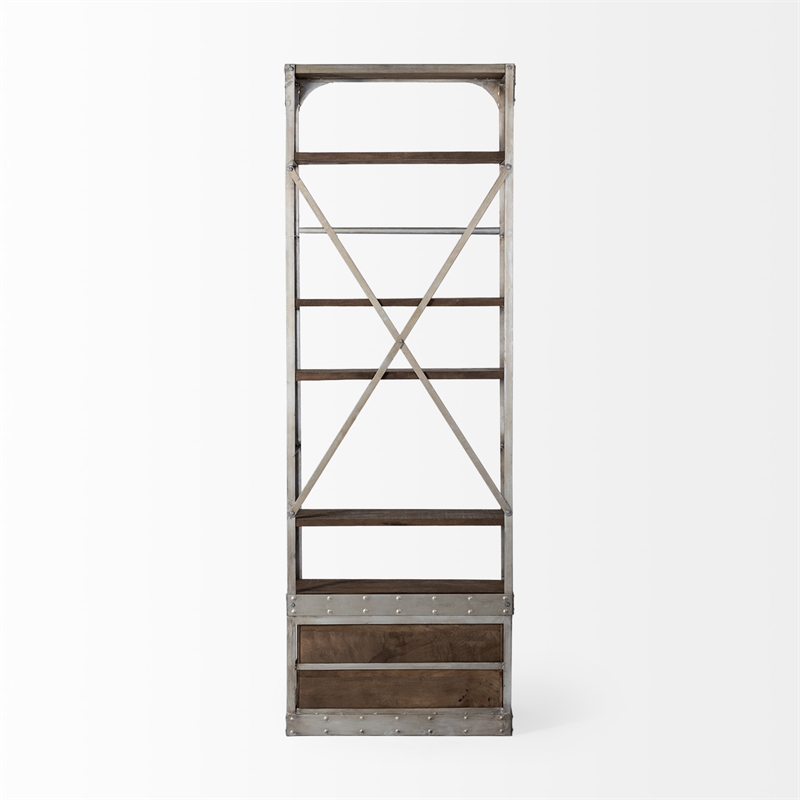 Brodie V Ladder Four Shelf Shelving Unit