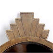 Caserta Oval metal wall mirror