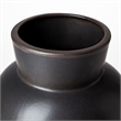 Laforge II Black Ceramic Vase