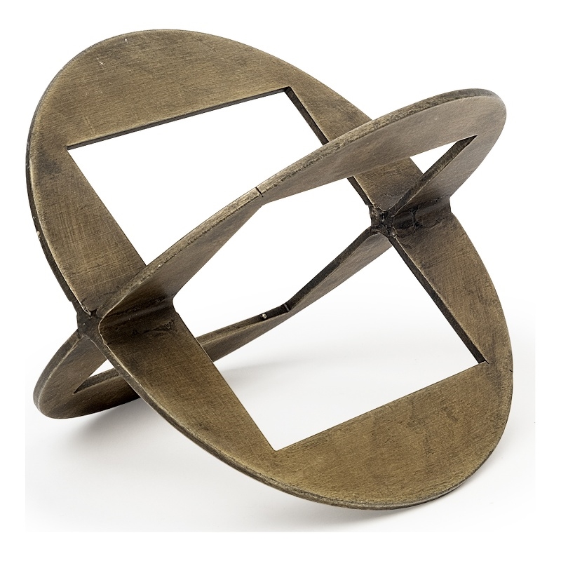 Cusco I (Small) Gold Geometric Decorative Object