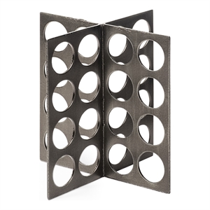Fletcher (Small) Gray Metal Abstract Decorative Object