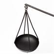 Ellis Black Metal Vintage Inspired Weighing Scale