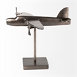 Maverick I Gray Metal Bomber Plane