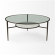 Felicity Marble Top W/Iron Frame Coffee Table