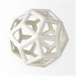 Geom White Ceramic Geometric Object