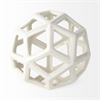Geom White Ceramic Geometric Object