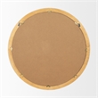 Roan Light Brown Wood Beaded Wall Mirror