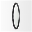 Roan Black Wood Beaded Wall Mirror