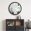 Roan Black Wood Beaded Wall Mirror