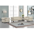 RN Furnishings sofa loveseat chair Linen fabric Living room furniture Set-Beige