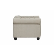 RN Furnishings sofa loveseat chair Linen fabric Living room furniture Set-Beige