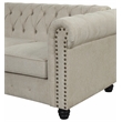 RN Furnishings sofa loveseat chair Linen fabric Living room furniture Set-Beige