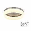 12 in. 1-Light Satin Nickel Finish Smart LED Ceiling Light Flush Mount