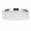12 in. 1-Light Satin Nickel Finish Smart LED Ceiling Light Flush Mount