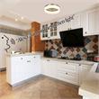 12 in. 1-Light Satin Nickel Finish Smart LED Ceiling Light Flush Mount