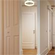 12 in. 1-Light Satin Nickel Finish Smart LED Ceiling Light Flush Mount