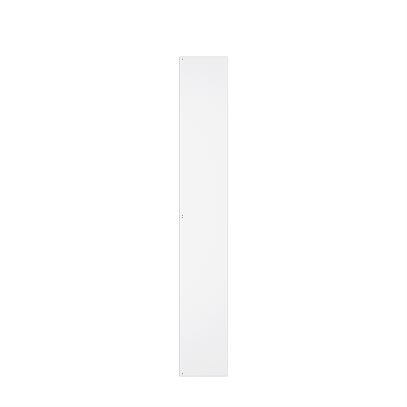 52.83 in. Tall White Wood 5-Shelf Etagere Bookcase with Adjustable Shelves