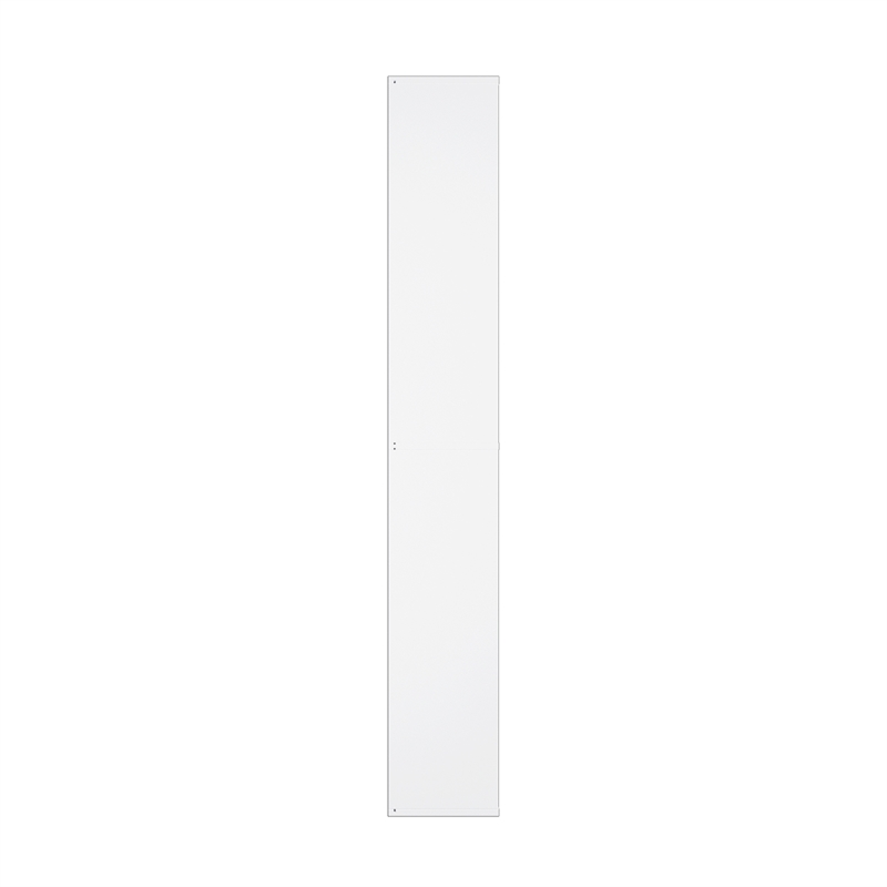 63.23 in. Tall White Wood 6-Shelf Etagere Bookcase with Adjustable Shelves