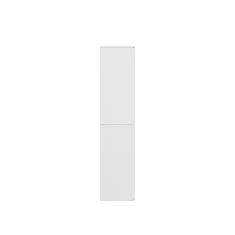 41.93 in. Tall White Wood 4-Shelf Etagere Bookcase with Adjustable Shelves