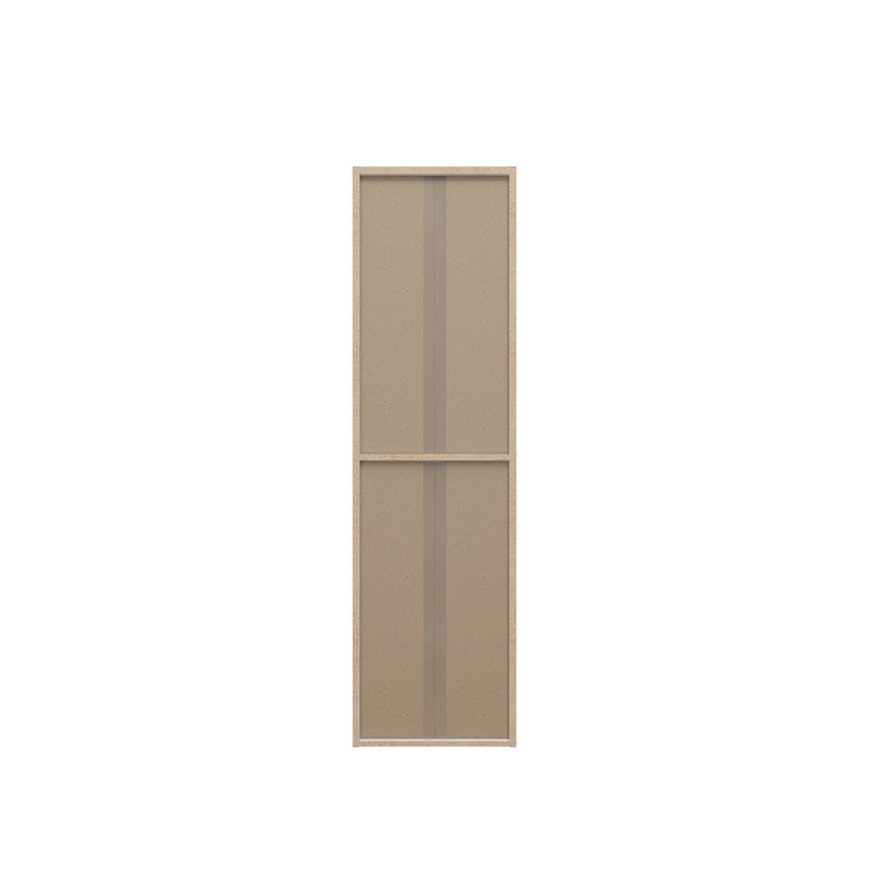41.93 in. Tall White Wood 4-Shelf Etagere Bookcase with Adjustable Shelves