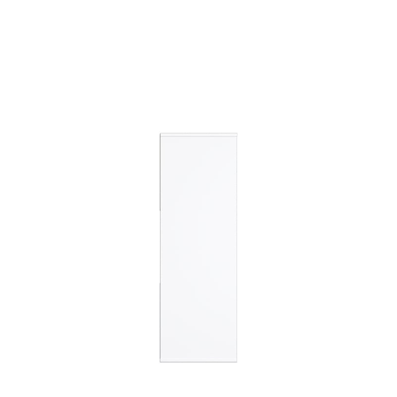 34.96 in. Tall White Wood 3-Shelf Etagere Bookcase