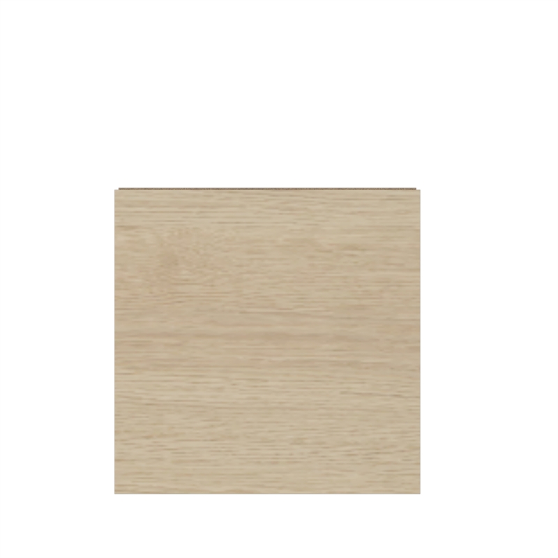 15.74 in. White and Natural Oak Rectangle Wood End Table with 2 Drawers