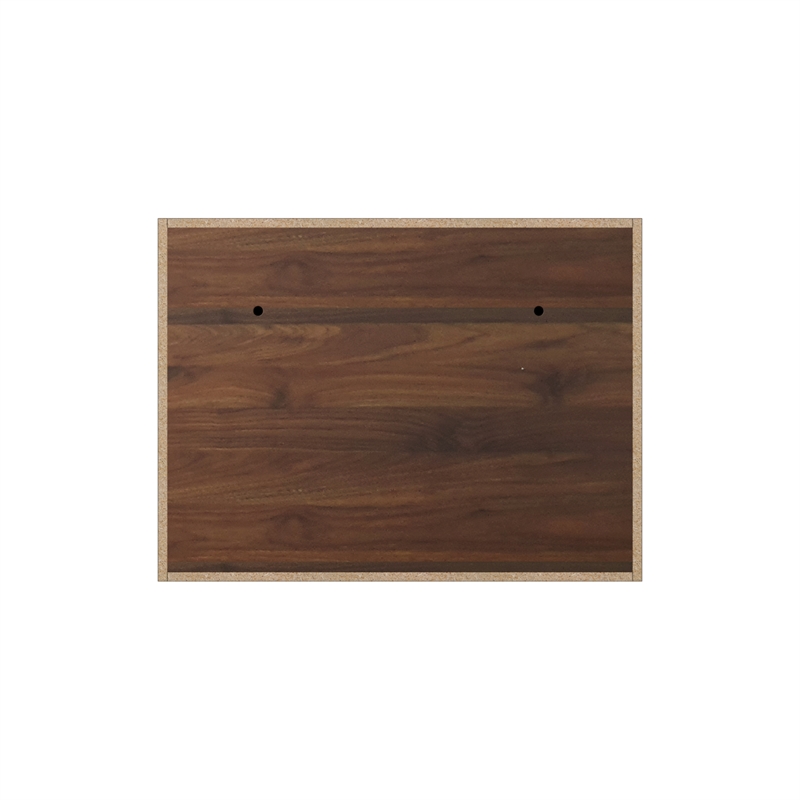 31.49 in. W x 11.81 in. D x 23.62 in. H Wood Wall Kitchen Cabinet in Walnut with Adjustable Shelves